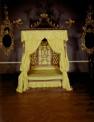 Four Poster Bed, in the Chinese Style, 1750s
